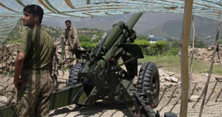 10 extremists have been killed from shelling in Buner